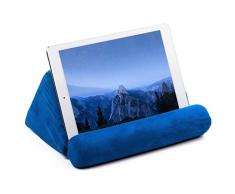 Xbeast Faltbarer Kissenständer Multi-Angle Soft Pillow Lap Ständer Tablet E-Reader Magazinhalter (Blau)