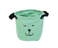 Dooxi Multifunktionale Faltbare Kinder Aufbewahrungskörbe Wäschesammler Aufbewahrungskiste Kinderzimmer Wäschekörbe Aufbewahrungsboxen Niedlich Korb Spielzeugkiste mit Henkel