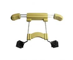 VOSAREA Auto Kleiderbügel Kopfstütze Rücksitz KFZ PKW Autobügel Autokleiderbügel Haken für Mantel Anzug Jacke Kleidung Tasche (Beige Gelb)