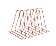 Afinder Modern Metall Zeitungsständer Buchständer Buchhalter Zeitschriftensammler Magazinständer Bücherregal Metallbügel für CDs, Bücher & DVDs