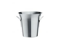 Tischabfalleimer aus Chromnickelstahl - Höhe: 13,5 cm