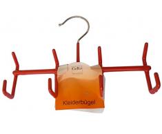 Gürtelbügel 4 Haken rot + Made IN Germany + Hakenbügel 902