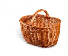 Hansen Korb 4/444/2 Einkaufskorb gesottene Vollweide B48 T33 H25/33