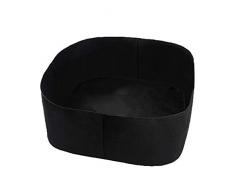 Pflanztasche Pflanzkorb Pflanztasche Teichbepflanzung Pflanzbeutel Pflanze Blumen Gemüse Wachsende Tasche, Vliesstoff Pflanzsack für Kartoffeln, Tomaten und Erdbeeren (A)