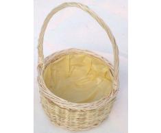 Flechtweide Hochzeit Display Blumen Korb Groß