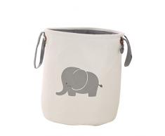 Dooxi Tiere Muster Multifunktionale Faltbarer Wäschekorb Wasserdicht Kinder Spielzeug Aufbewahrungsbeutel mit Henkel