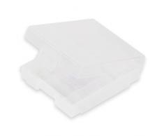 ANSMANN Premium Akkubox für 4 Mignon AA oder Micro AAA Akkus und Batterien (5er-Pack) Aufbewahrungsbox zum Schutz und Transport