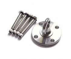 RANRANHOME RANHOME Kleiderbügel-Set aus Edelstahl mit Schaukel für drinnen und draußen