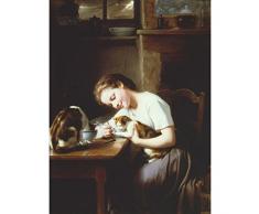 Feeding Time, Fritz Zuber-Bühler - Medici Drucken
