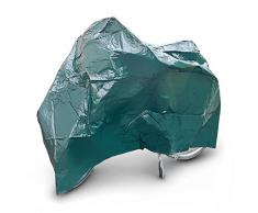 Relaxdays Fahrradgarage Kunststoff, stabile Schutzhülle, robust, wetterfeste Abdeckhaube für Rad, 220 x 120 cm, grün