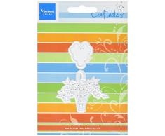 Marianne Design CrafTables Stanz- und Prägeschablone CR1209, Blumenampel und Etikett