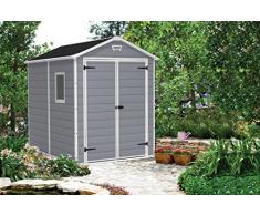Keter Gerätehaus Manor 6x8 DD, Grau, 7,6 m³