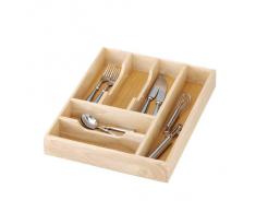 Zeller 24045 Besteckkasten, Gummibaum / 34 x 43 x 6