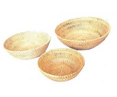 Geko Rattanschalen-Set