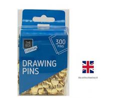 Sky Online Shopping The Box Reißnägel mit Kopf, stark, goldfarbenes Messing 3 Boxes goldfarben