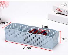 Angela 4-teilig Multifunktions-Kunststoff Multi-Grid Aufbewahrungsbox Kleiderschrank Schminktisch Schubladenkorb - Geeignet für Krawatten-Socken Unterwäsche Kosmetik