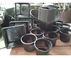 30 Pflanzkörbe 4 Verschiedene Größe von 11-23 cm Teichpflanzen Pflanzkorb Teich