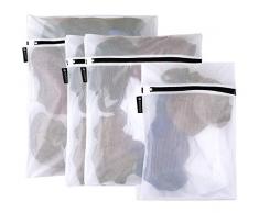 Rooxs Profi Wäschenetze (4er Set) Wäschesack für Waschmaschine