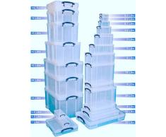 Really Useful Box Aufbewahrungsbox 0,90 Liter, transparen