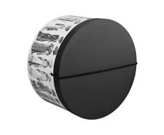 McBurn Hutbox Hutschachtel Hutkarton Nostalgie 37 cm Damen - Accessoires Frühling-Sommer Herbst-Winter - One Size weiß