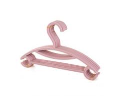 N/L Das Kleiderbügelset enthält 10 Stück Kleiderbügel aus Kunststoff für Kinderkleidung. Nordic Color Home Kinder Baby rutschfest nasse und trockene Kleidung, um Platz zu sparen
