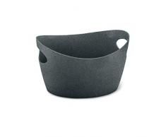 Koziol Utensilo Bottichelli XS, Bottich, Korb, Organizer, Aufbewahrung, Thermoplastischer Kunststoff, Organic Deep Grey, 450 ml, 5733673