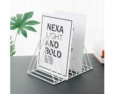 XGP Bücherregal, Bücherregal, Bücherstütze, Zeitschriftenablage, Bücherständer, weiß