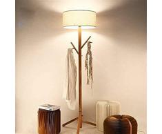 Stehleuchte Helle Torchiere Led Nordic Einfache Holzbügel Wohnzimmer Schlafzimmer Der Creative-Fußboden-Lampen Eye-Pflege Vertikal-Fußboden-Licht Haus Dekoration