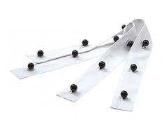 Passende Knopfleiste für Leiber Kochjacken Bäckerjacken mit 6 Loch-Reihe