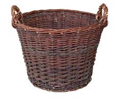 Beste Angebote Weidenkorb Ø 50 cm Kaminholzkorb Kartoffelkorb Obstkorb Füllkorb Kiepe Gartenkorb