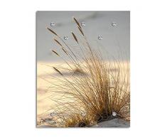 Cuadros Lifestyle Designer-Garderobe | Wandgarderobe | Flurgarderobe | Garderobenhaken | Garderobenpaneel | Urban Look | Kleiderständer | Kleiderablage | Garderobenständer, Größe:100x125