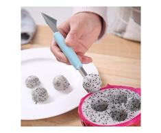 Montague Mond0 Haushalt Obst Löffel Kreative Wassermelone Löffel Obst Graben Kugel Obst Löffel Apple-Kern-Sitze Bequem Obst Enukleation (Color : A)