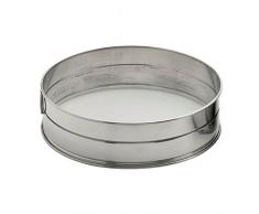 Weis Mehlsieb, Edelstahl, Silber, 26 x 26 x 8 cm