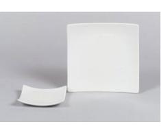 Dekoteller Square 16x16cm weiß