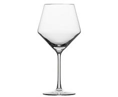 Schott Zwiesel 112943 Serie Pure 2-teiliges Burgunder Rotweinglas Set, Kristallglas