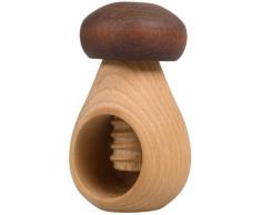 HOFMEISTER® Nussknacker aus heimischem Buchen-Holz, hochwertige Handarbeit aus Europa, ideales Geschenk zu Weihnachten, knackt jede Nuss mit wenig Kraft, ideal für Kinder und Senioren, Nuss-Schalen bleiben im Knacker, gedrechselte