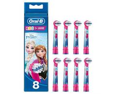 Oral-B Kids Frozen Aufsteckbürsten, Briefkastenfähige Verpackung, 8 Stück