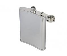 Zippo Unisex-Flachmann, Chrom Poliert, 6 oz