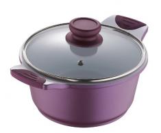 Bergner Castal - Simmertöpfe aluminiumguss keramikbeschichtung 28x14cm 8,6l induktionsgeeignet