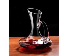 Ykun Haushalts-Dekanter aus europäischem Kristallglas, Dekanter mit Griff, bleifreier Rotweinspender, Rotweinkrug, Rotweinflasche-A2