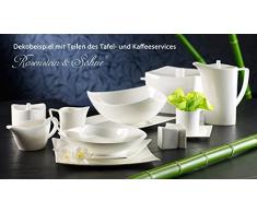 Rosenstein & Söhne Dessertteller kuài aus edlem Bone China, 6 Stück