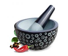Mörser mit Stößel aus Stein - Groß - Fair Trade
