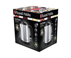 Russell Hobbs 24990-70 Kompakt-Wasserkocher Victory, 2400 Watt, 1.0l, energiesparend, Schnellkochfunktion, Edelstahl