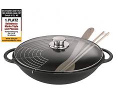 Schulte-Ufer 1662-36 s Wok Rustika 36 cm, schwarz