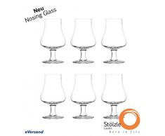 Stölzle Lausitz Whisky The Nosing Glass 194 ml, 6er Set Whiskyglas, spülmaschinenfeste Whiskygläser, hochwertige Qualität aus Kristallglas