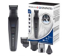 Remington Multi- Haarschneidemaschine G2 (inkl. 5 Aufsteckköpfe/-kämme, Akkubetrieb), Barttrimmer Herren, Haarschneider, Körper-, Ohr- & Nasenhaartrimmer, selbstschärfende Klingen, PG2000