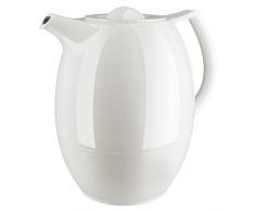 Emsa 503692 Tee-Isolierkanne mit Aroma-Teesieb, 1 Liter, 100% dicht, Weiß, Ellipse