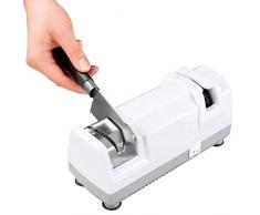 Rosenstein & Söhne Schleifstein: Elektrischer Profi-Diamant-Messerschärfer, Grob- und Feinschliff, 40 W (Messerschaerfer)