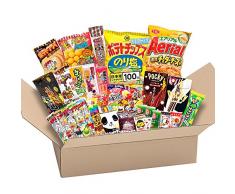 Japanese Wertvolle Partei Snack BOX beliebte set Dagashi Japan Luftschokolade Pocky mit Akiba König Aufkleber
