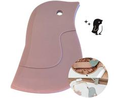 Kerafactum Teigschaber Teigspachtel Auskratzer Teigkratzer | Teig Spachtel zur Teigbearbeitung Schaber | Schlesinger aus robusten Silikon 13 cm bowl scraper plum | Streicht Teig & Teigreste restlos ab